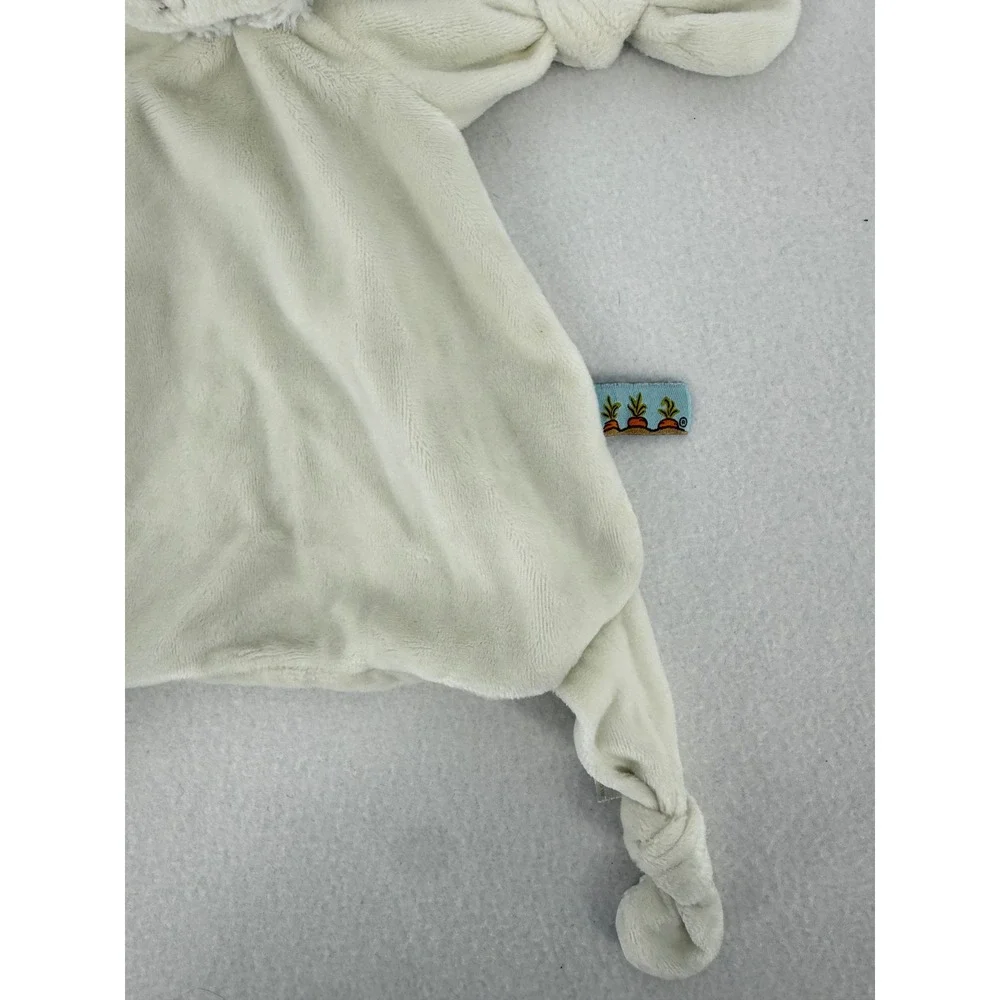 Bunnies By The Bay Lamb Lovey Security Blanket Infant OS White Plush Buddy